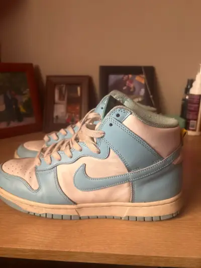 Zapatillas Nike azul y beige - miniatura 4