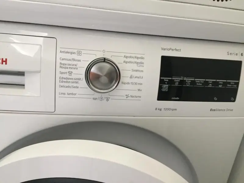 Lavadora Bosch 8kg blanca - 3