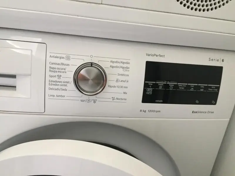 Lavadora Bosch 8kg blanca - 5