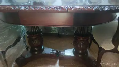 Juego de comedor clásico madera - miniatura 5