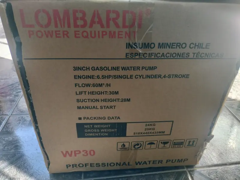 Bomba de agua Lombardi WP30 - 3