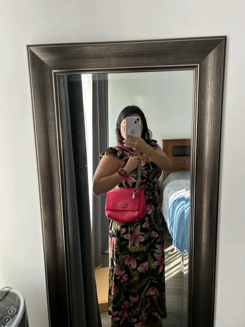 Crossbody Guess Rosado Red - 4