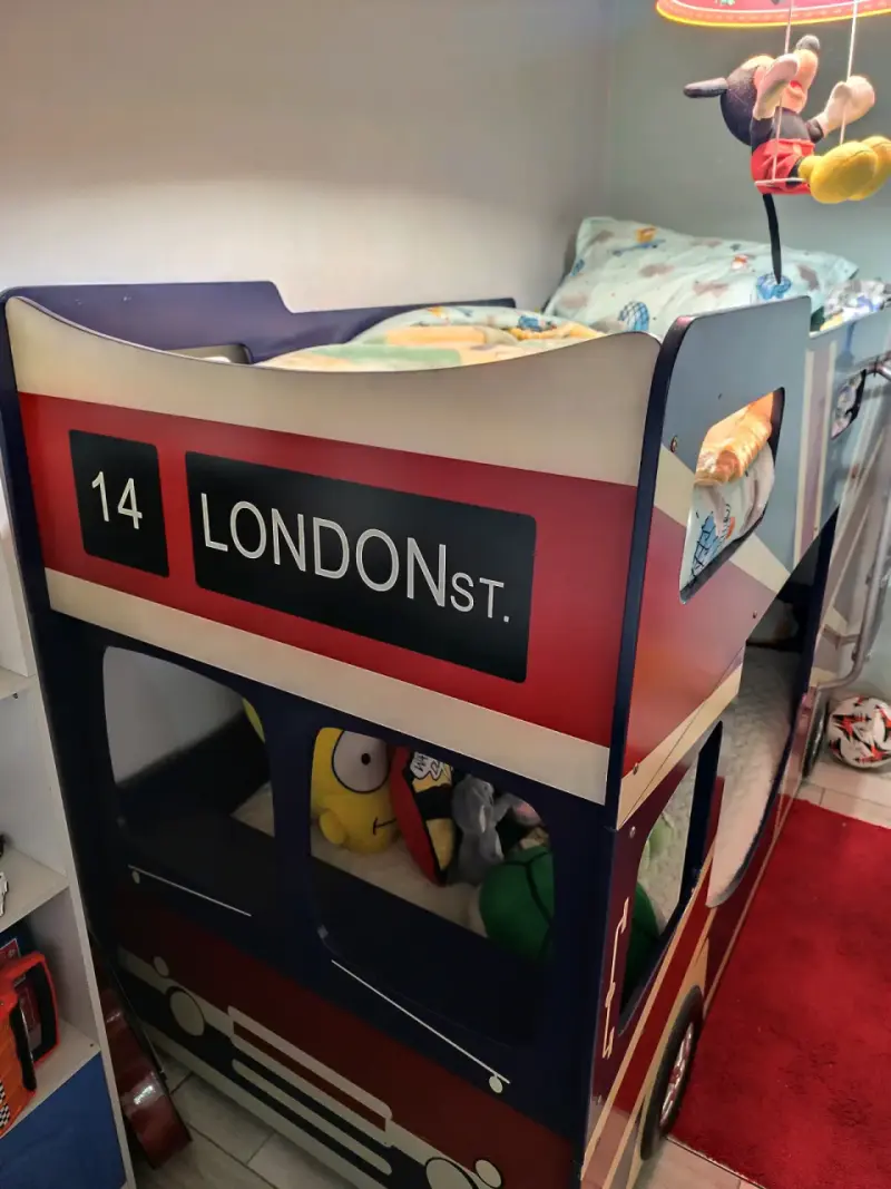 Cama infantil bus londinense - 3