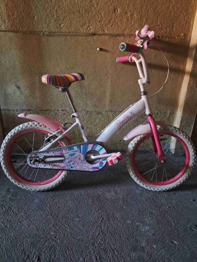 Bicicleta 16 infantil con molinillo Barbie - miniatura 2