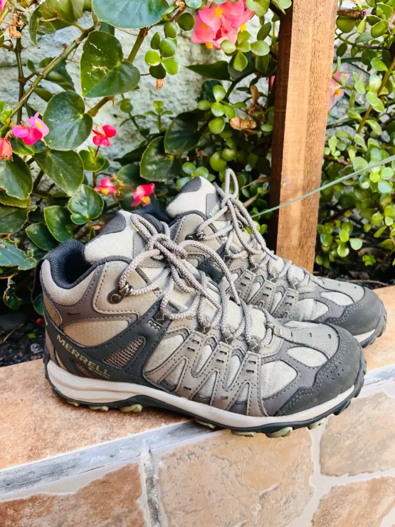 Botas trekking Merrell beige - 1