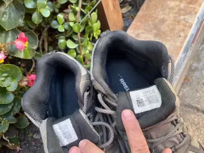 Botas trekking Merrell beige - miniatura 5