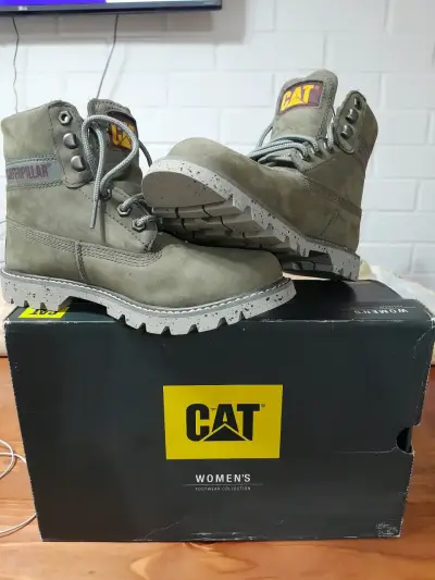 Botas CAT para mujer color gris - miniatura 1