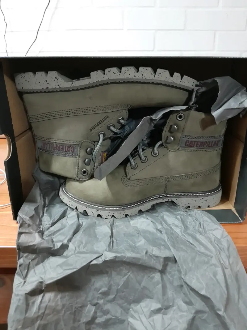 Botas CAT para mujer color gris - 2