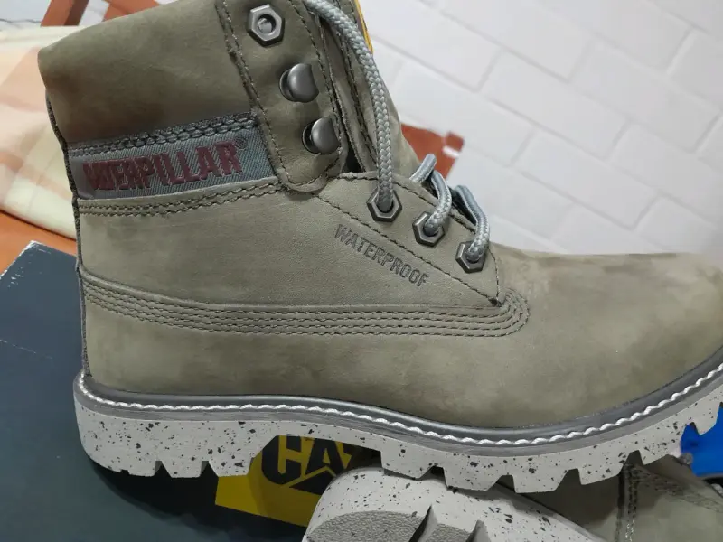 Botas CAT para mujer color gris - 3
