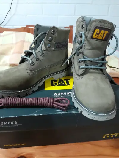 Botas CAT para mujer color gris - miniatura 6