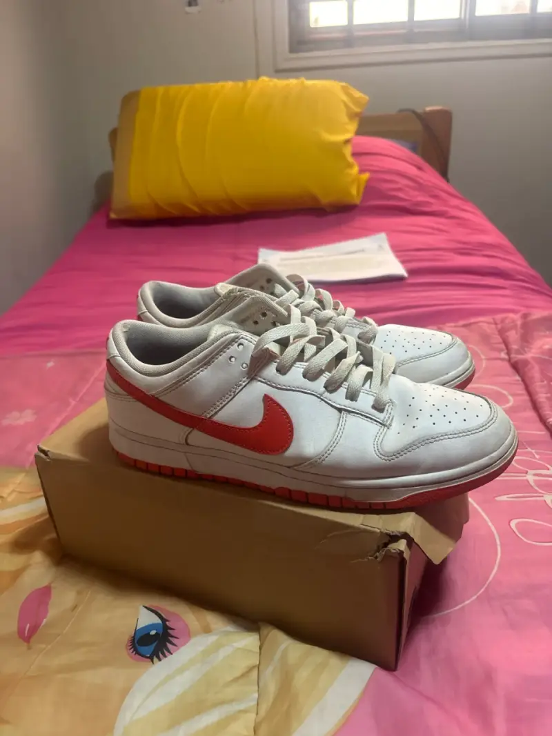 Zapatillas nike  logo naranjo - 3
