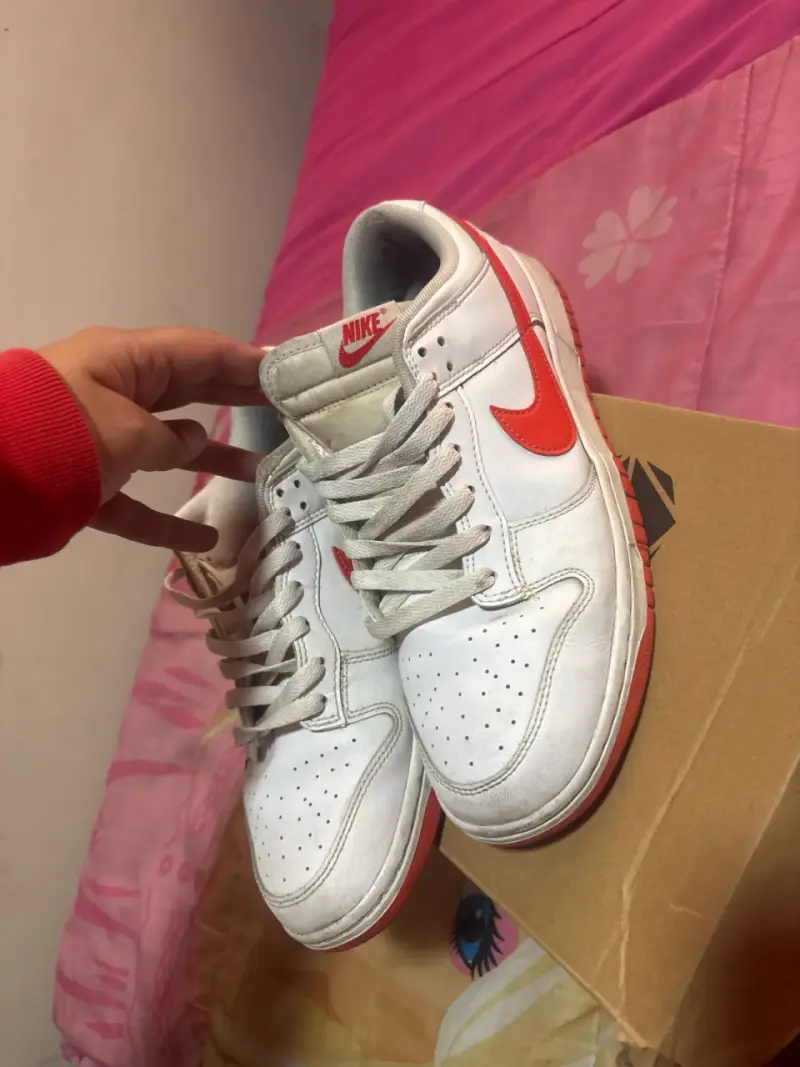 Zapatillas nike  logo naranjo - 4