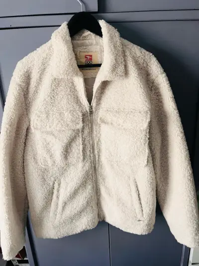 Chaqueta de lana beige - miniatura 1