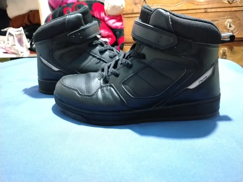 Zapatillas negras escolar - 3