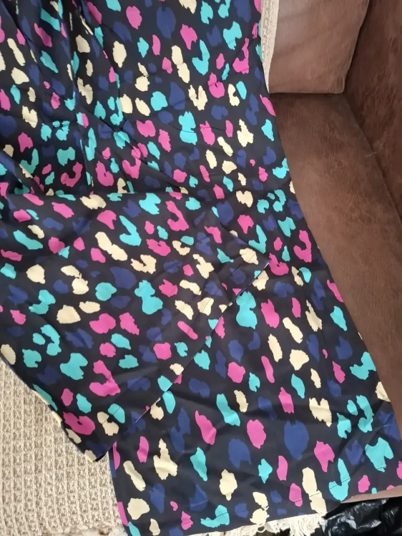 Pantalones tela estampado leopardos multicolor - 4