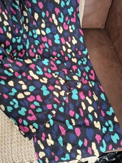 Pantalones tela estampado leopardos multicolor - miniatura 4