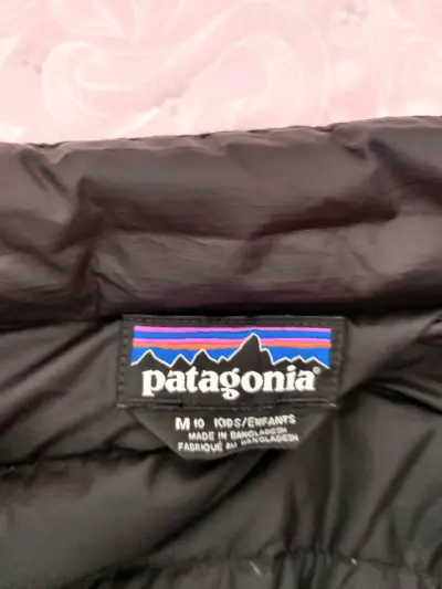 Chaqueta negra Patagonia para niños - miniatura 1