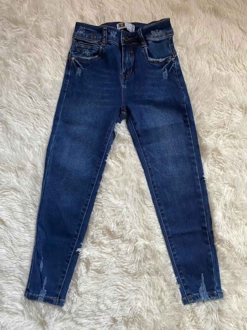 Jeans azul desgastados