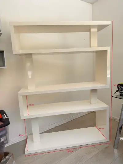 Estante moderno blanco - miniatura 1
