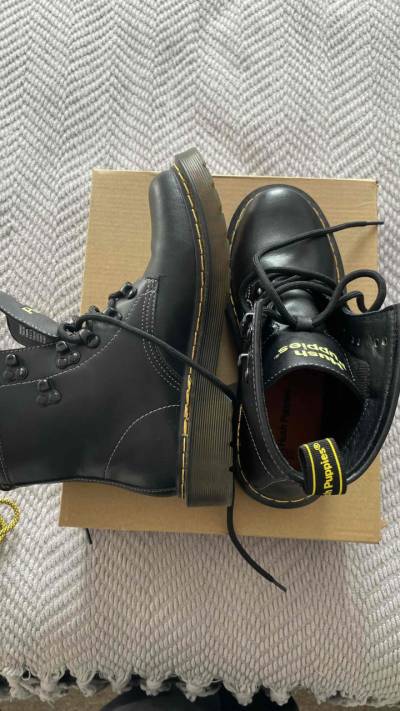 Botas negras de cuero hush puppies - miniatura 2