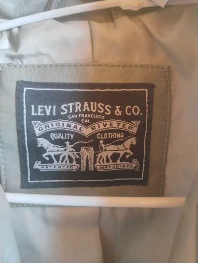 Chaqueta de cuero verde Levi's - 3