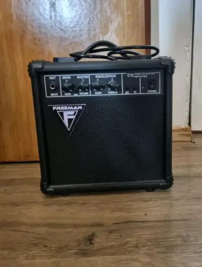 Guitarra eléctrica Freeman negra - miniatura 2