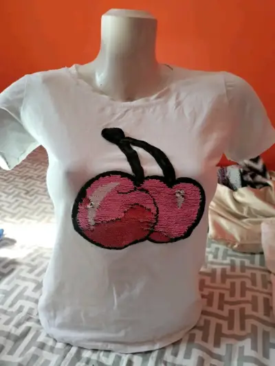 Blusa blanca de algodón - miniatura 6