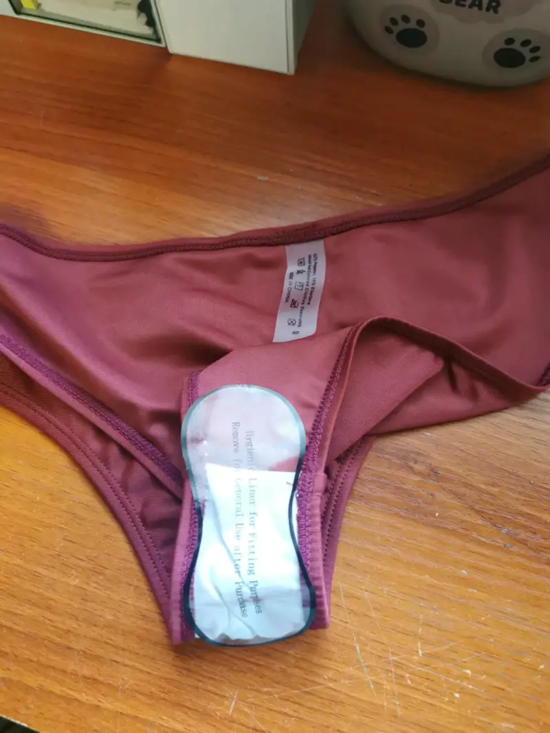 Bikini burdeo 3 piezas Talla M - 3