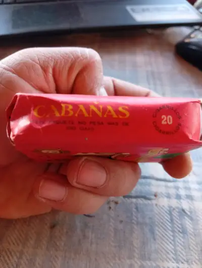 Paquete de cigarrillos vintage CABAÑA - miniatura 4