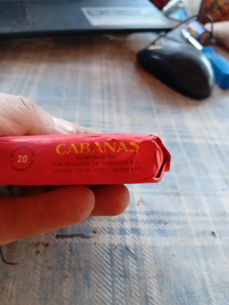 Paquete de cigarrillos vintage CABAÑA - 5