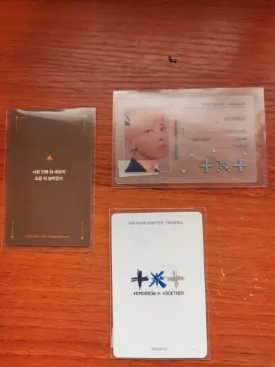 Photocards originales TXT Tomorrow x together - miniatura 3