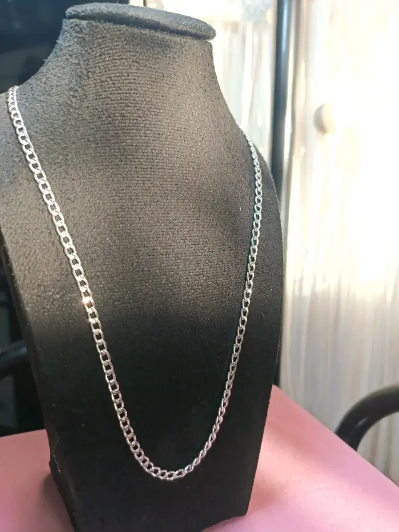 Collar de plata elegante - 3