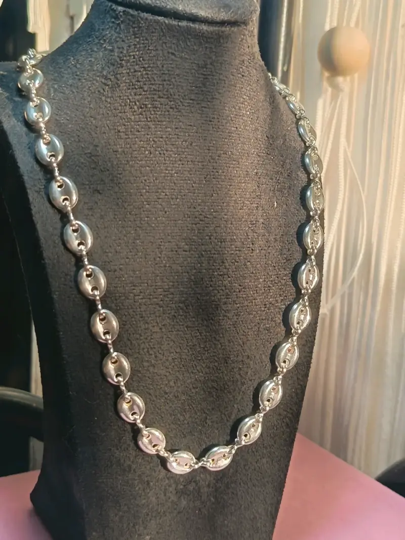 Collar de plata elegante - 4
