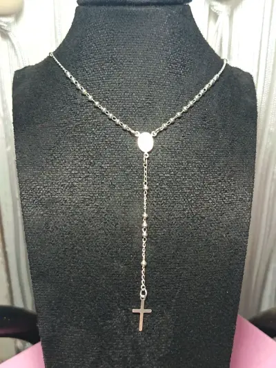 Collar de plata elegante - miniatura 5