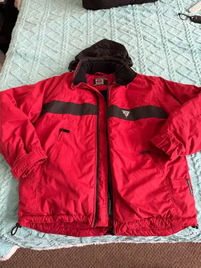 Chaqueta roja impermeable Campagnolo - miniatura 1