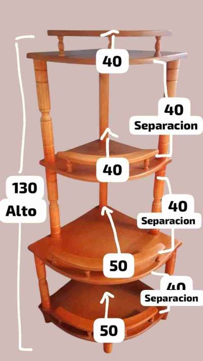 Esquinero de madera - miniatura 2