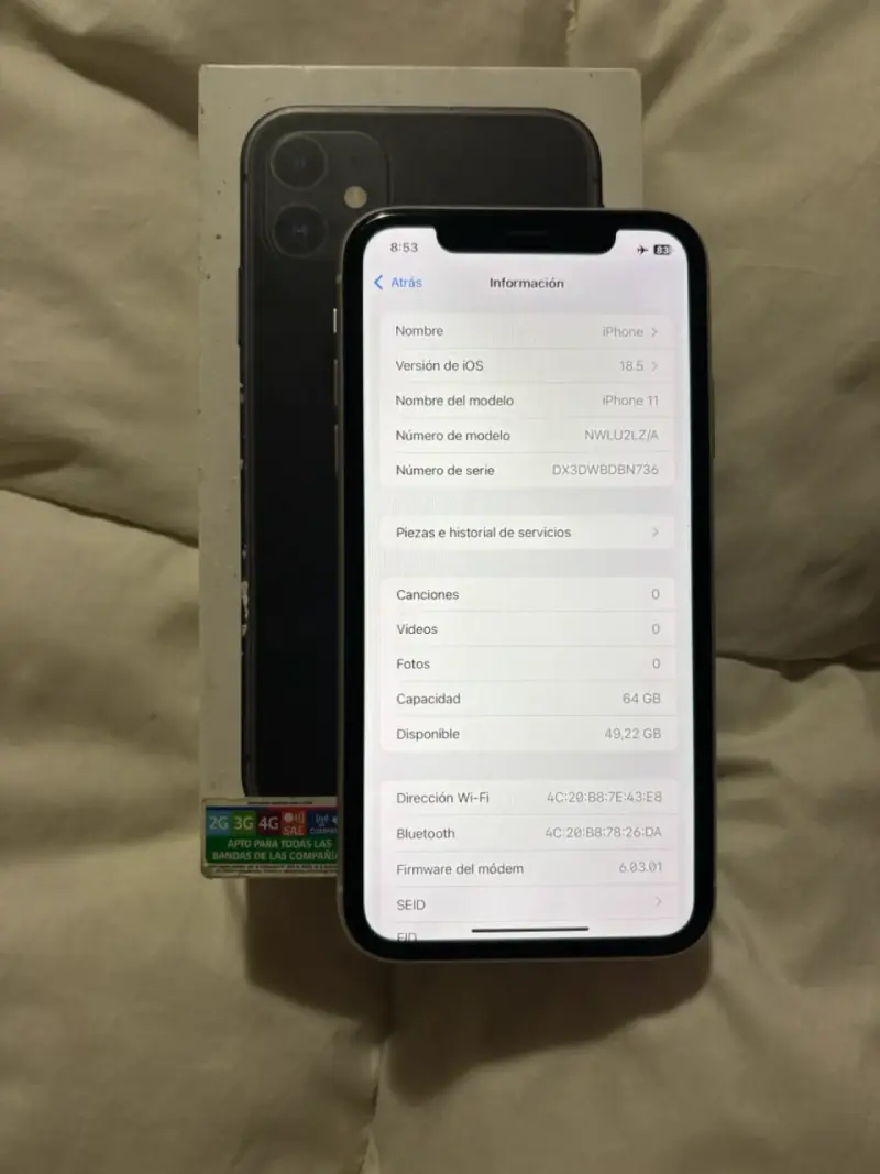 iPhone 11 Blanco 64GB - 4