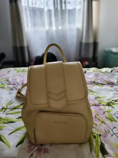 Mochila pequeña beige - miniatura 2