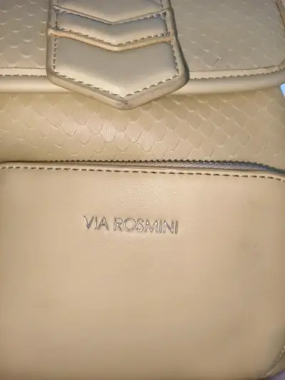 Mochila pequeña beige - miniatura 3