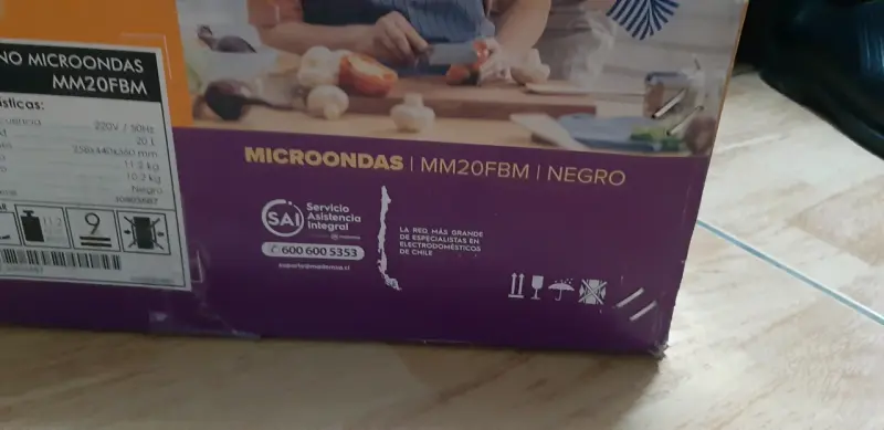 Horno microondas Mademsa Negro - 2