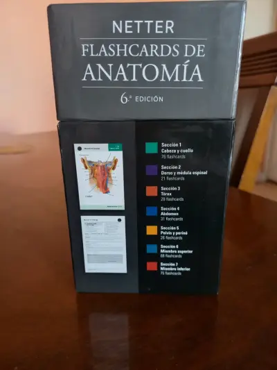 Flashcards de anatomía Netter sexta edición - miniatura 2