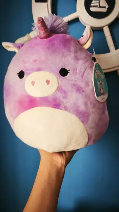 Peluches unicornio morado - miniatura 1