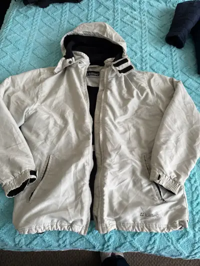 Chaqueta impermeable Killtec blanca - miniatura 1