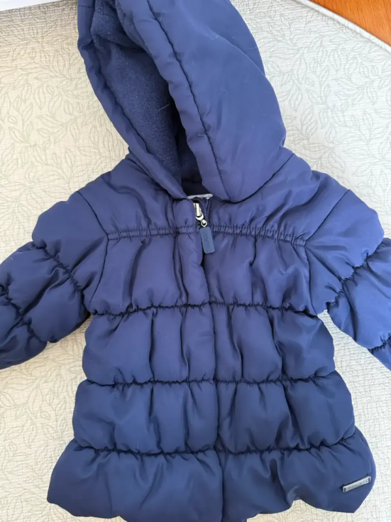 Chaqueta infantil acolchada azul - 1