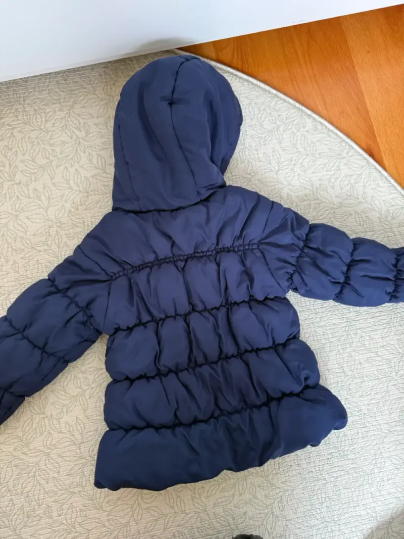 Chaqueta infantil acolchada azul - 2