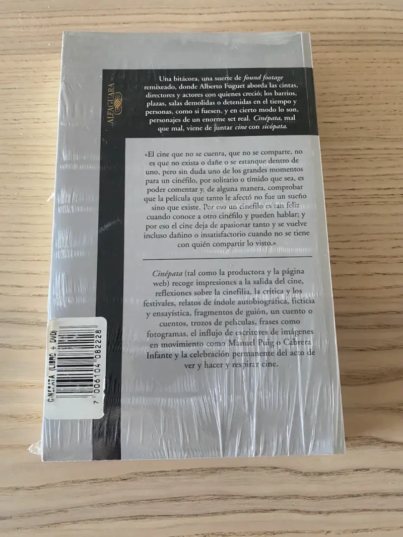 Libro Cinépata de Alberto Fuguet - 2