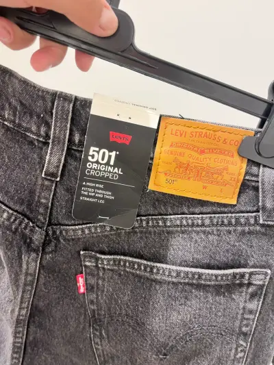 Jeans Levis 501 Original Cropped - miniatura 1