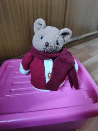 Osito de peluche navideño - miniatura 4