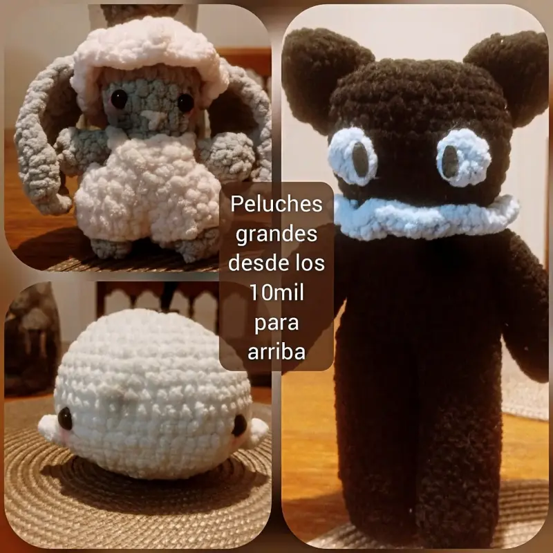 Peluches tejidos grandes - 1