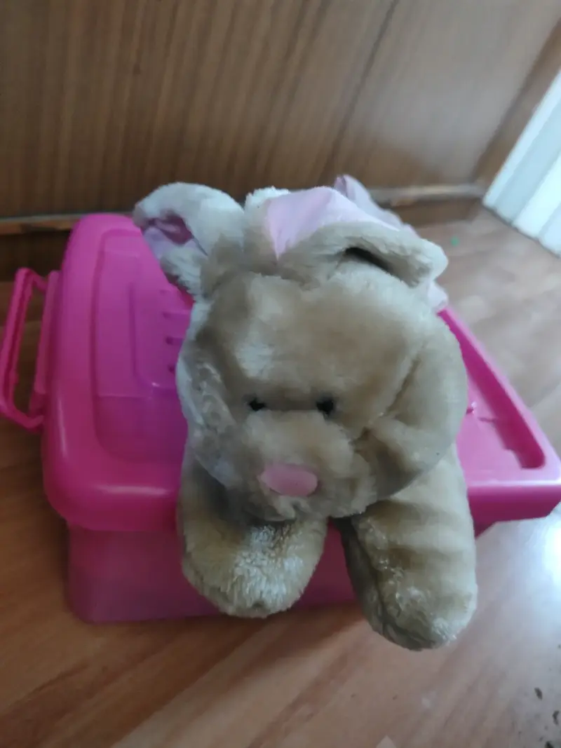 Conejo de peluche y almohada. Especial para niños - 2